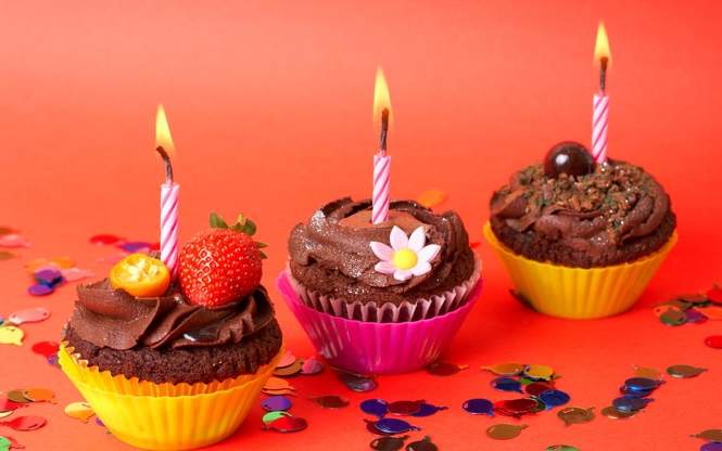 Cupcakes para cumpleaños