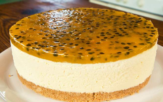Cheesecake de Maracuyá sin horno