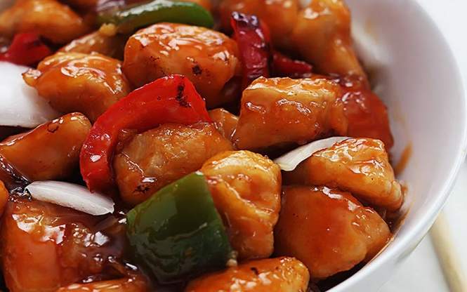 Pollo agridulce chino (En Salsa) - Receta de pollo oriental