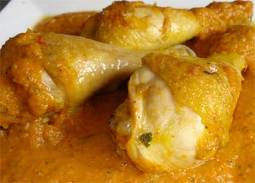 Muslos de pollo al curry