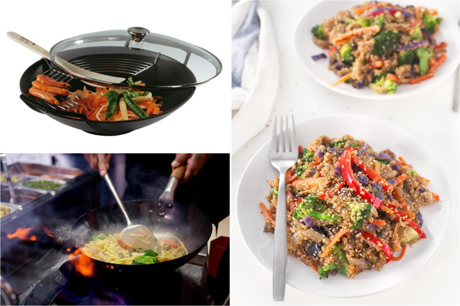 Recetas para cocinar con Wok: Verduras, carne, salteados chinos