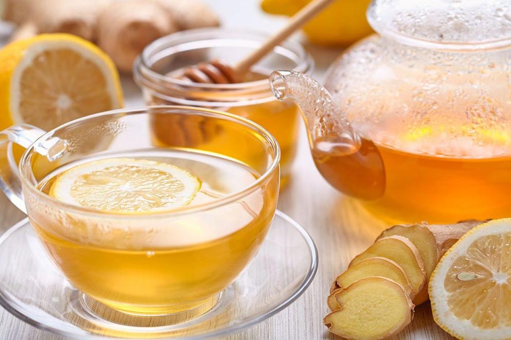 Infusión de jengibre con miel y limón - El jengibre es ideal para la  garganta