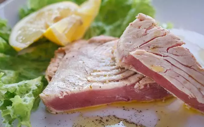 Identidad Sucio Engañoso Filete de atún rojo a la plancha (Ventresca) - Receta de pescado