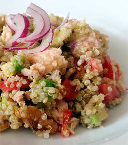 Ensalada de quinoa y atún