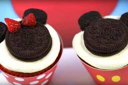 Cupcakes de mickey y minnie mouse